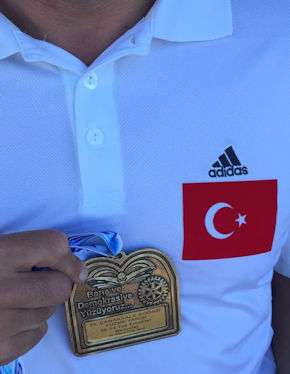 Sadık Ersöz - Çanakkale Boğazı Yüzme Maratonu 6482 metre Eceabat-Çanakkale 49.44 dakika 30 Ağustos 2016 Masterler Türkiye Birincisi