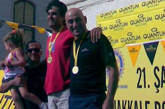 Sadık Ersöz - 30 Ağustos 2007 tarihinde 21. Eceabat - Çanakkale Yüzme Maratonu İkincisi